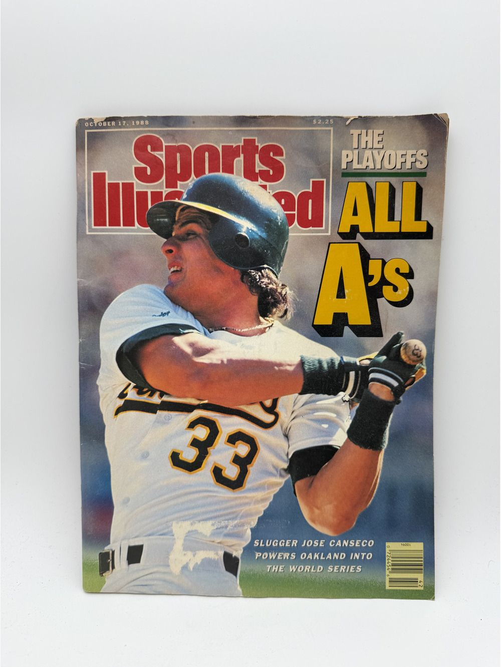 Sports Illustrated Magazine October 17, 1989 - Jose Canseco Cover